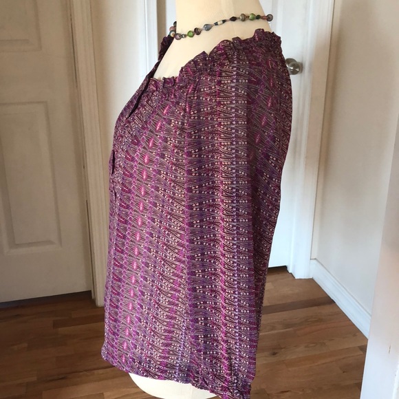 American Eagle Boho sheer medium retro print - Picture 6 of 7